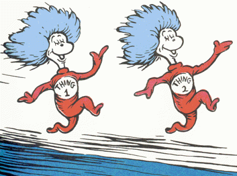 thing 1 thing 2. Dr. Seuss#39;s “Thing 1 and Thing